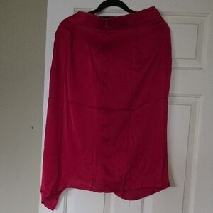 bebe Vibrant Pink Pencil Skirt